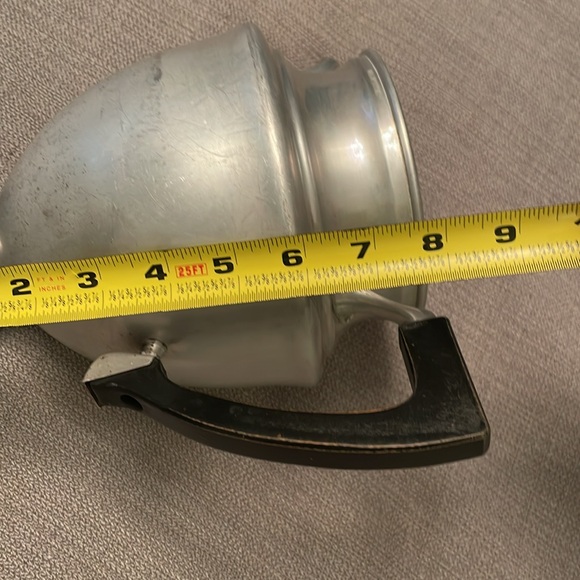 Vintage MAJESTIC Aluminum Coffee or Tea Pot Unique Shape No Lid or Vase - Picture 7 of 11